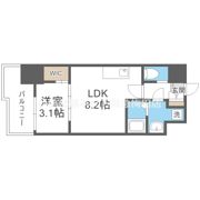 SERENiTE福島sceltoの間取り画像