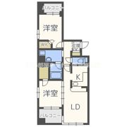エステムプラザ梅田WESTの間取り画像