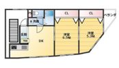 ベルエアー御影Ⅱの間取り画像