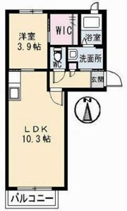シャーメゾン学南町の間取り画像