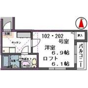 ベアーレ南仙台の間取り画像