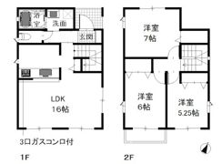 イースト・ベルジュ Aの間取り画像