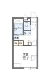 レオパレスアイーダの間取り画像