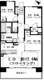 パークホームズLaLa門真の間取り画像