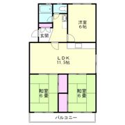 沼津原団地 2号棟の間取り画像