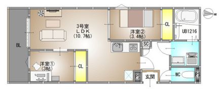 REGALEST Felviaria（レガリスト フェルヴィの間取り画像