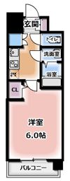 ファーストフィオーレ十三エリオの間取り画像