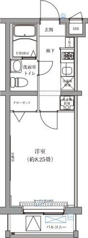 エスパシオ西高島平の間取り画像