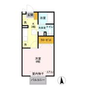 アンジェリーク Bの間取り画像