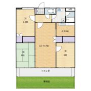 フィアハイムⅢの間取り画像