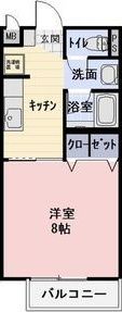 コーポサンライズの間取り画像