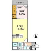 エクセリア蓮根の間取り画像