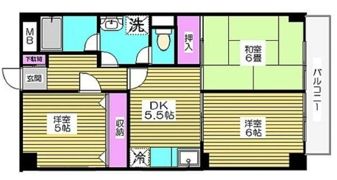 リグランド西台（旧高島平大木マンション）の間取り画像
