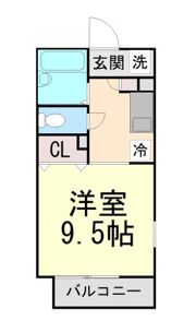 パセオ・グリーンヒルズの間取り画像