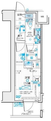 デュオステージ藤沢の間取り画像