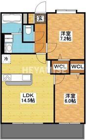 modern palazzo文教の間取り画像