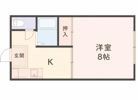 ホワイトハイツ松井Bの間取り画像