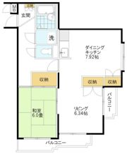 関パークレジデンスの間取り画像