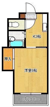 シャトレ境川IIの間取り画像