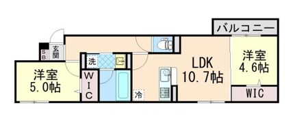 D-residence岡町の間取り画像