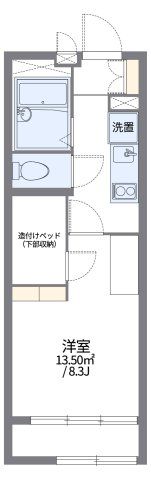 レオパレスリバーポイント小岩Ⅰの間取り画像