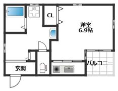 HCフラッツ須磨関守の間取り画像