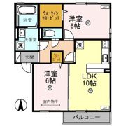 リビングタウン舟橋壱番館 Cの間取り画像