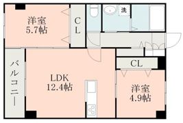 ハイムセラウエストの間取り画像