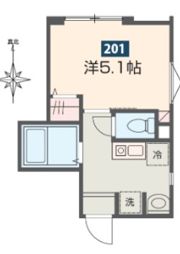 MELDIA梅島Ⅹの間取り画像