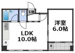 ラパンジール長堀の間取り画像