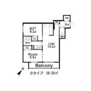 ボナ ベルス千里中央の間取り画像