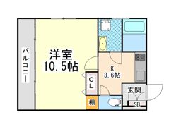 御影サンシャインの間取り画像