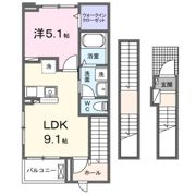 サン ウォーム Vの間取り画像