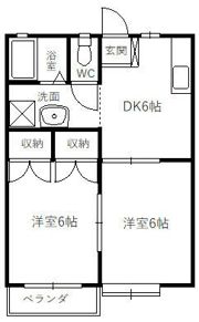 ハイツハイブリッジの間取り画像