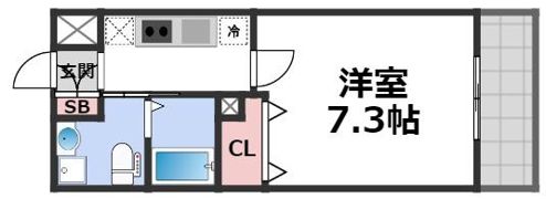 Ritz新今里の間取り画像