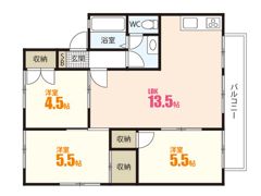 セジュール堀田の間取り画像