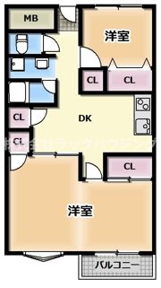 ウエストプラザの間取り画像