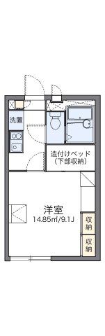レオパレスKKG・COMの間取り画像