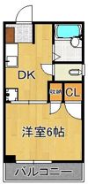 ゆにはコーポかなだの間取り画像