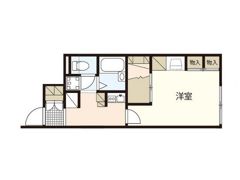 レオパレス地御前の間取り画像