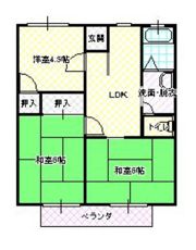 河内サンライフ日山の間取り画像