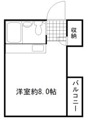 ミワマンションの間取り画像