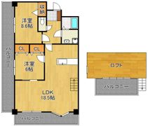 レイ・ブリック若園の間取り画像