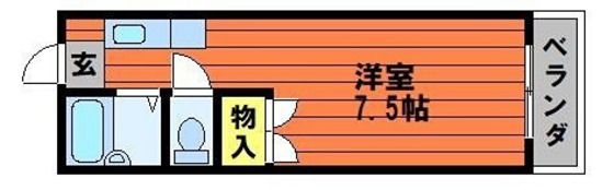 ミツオカブラザーズマンションの間取り画像