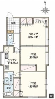 U・Kコーポの間取り画像