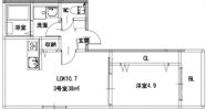 オルビスタ健軍の間取り画像