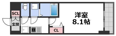 D.Clarest玉造の間取り画像
