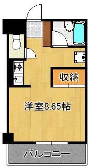 メゾン東武三萩野の間取り画像