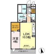 オアシス木之庄の間取り画像
