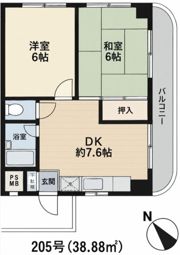 広瀬ビルの間取り画像